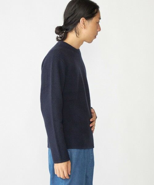 SHIPS / シップス ニット・セーター | SHIPS: ウール リサイクルカシミヤ 畦編み クルーネック ニット | 詳細24