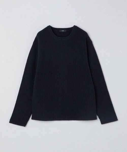 SHIPS / シップス ニット・セーター | SHIPS: ウール リサイクルカシミヤ 畦編み クルーネック ニット | 詳細25