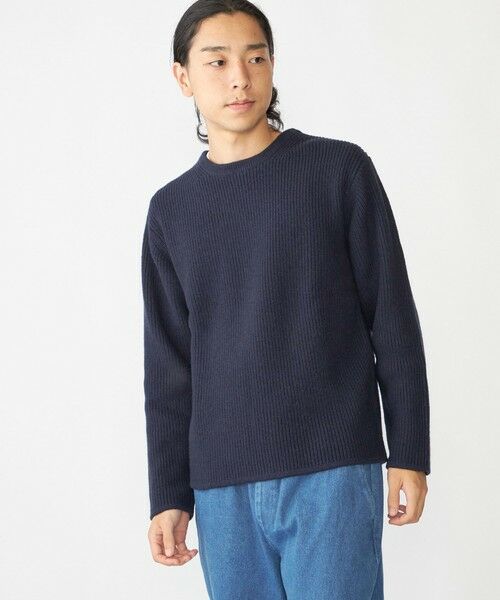 SHIPS / シップス ニット・セーター | SHIPS: ウール リサイクルカシミヤ 畦編み クルーネック ニット | 詳細21