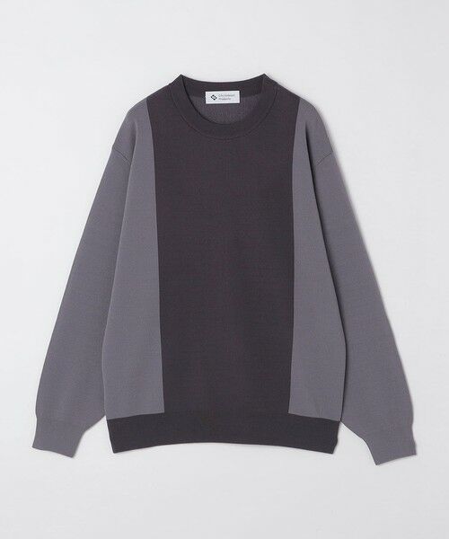 SHIPS / シップス ニット・セーター | City Ambient Products:〈手洗い可能〉バイカラー クルーネック ニット | 詳細1