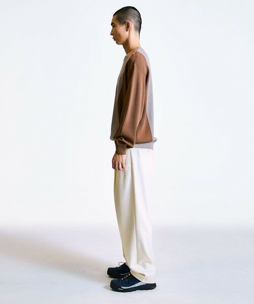 SHIPS / シップス ニット・セーター | City Ambient Products:〈手洗い可能〉バイカラー クルーネック ニット | 詳細4