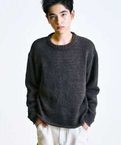 SHIPS / シップス ニット・セーター | City Ambient Products:〈手洗い可能〉モール ロール クルーネック ニット