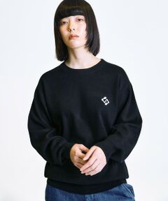 SHIPS / シップス ニット・セーター | City Ambient Products:〈手洗い可能〉コンパクトリブ ワンポイント ロゴ ニット