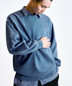 SHIPS / シップス ニット・セーター | City Ambient Products:〈手洗い可能〉コンパクトリブ ワンポイント ロゴ ニット