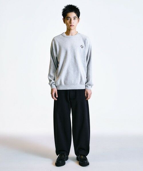 SHIPS / シップス ニット・セーター | City Ambient Products:〈手洗い可能〉コンパクトリブ ワンポイント ロゴ ニット | 詳細1