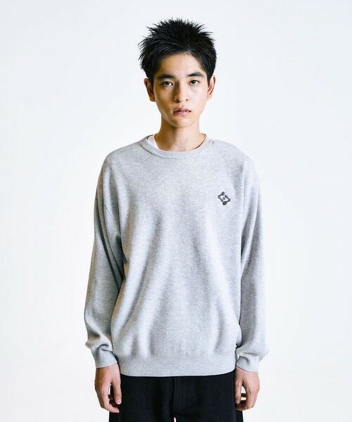 SHIPS / シップス ニット・セーター | City Ambient Products:〈手洗い可能〉コンパクトリブ ワンポイント ロゴ ニット | 詳細5