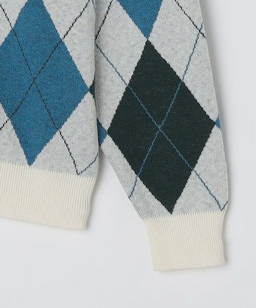 SHIPS / シップス ニット・セーター | SHIPS: 12ゲージ アーガイル クルーネック ニット | 詳細7