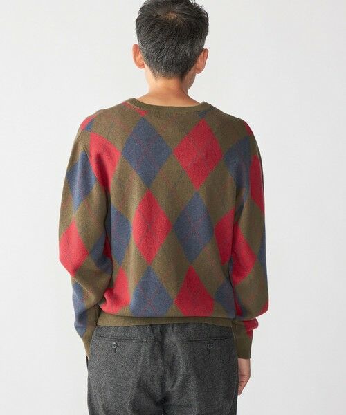 SHIPS / シップス ニット・セーター | SHIPS: 12ゲージ アーガイル クルーネック ニット | 詳細15