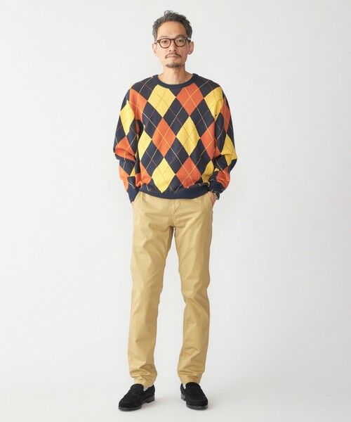 SHIPS / シップス ニット・セーター | SHIPS: 12ゲージ アーガイル クルーネック ニット | 詳細19