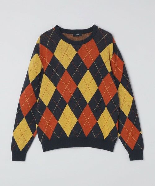 SHIPS / シップス ニット・セーター | SHIPS: 12ゲージ アーガイル クルーネック ニット | 詳細21