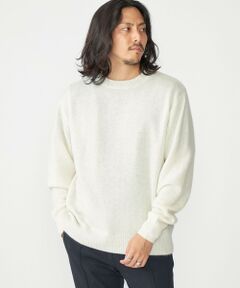 SHIPS / シップス ニット・セーター | SHIPS: ヤク ウール ブレンド 5ゲージ クルーネック ニット