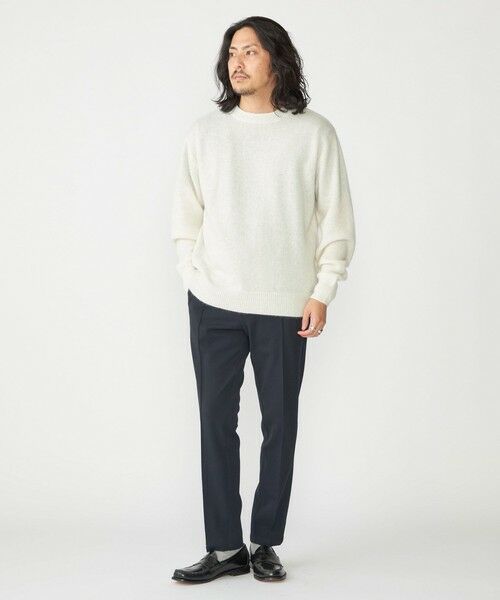 SHIPS / シップス ニット・セーター | SHIPS: ヤク ウール ブレンド 5ゲージ クルーネック ニット | 詳細1
