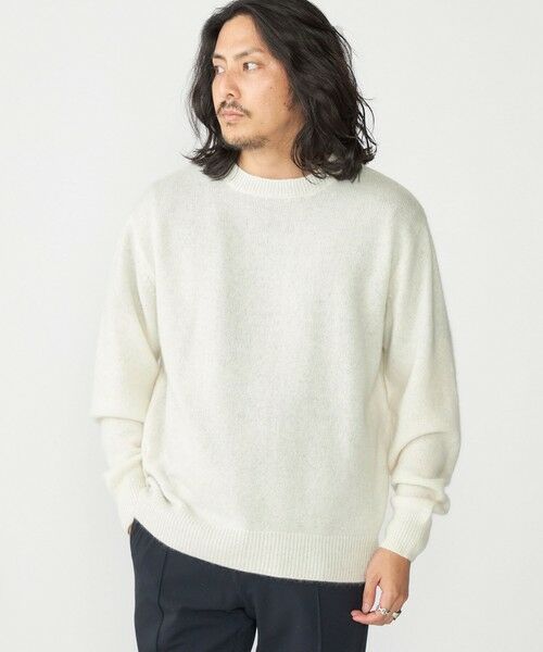 SHIPS / シップス ニット・セーター | SHIPS: ヤク ウール ブレンド 5ゲージ クルーネック ニット | 詳細2