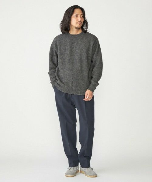 SHIPS / シップス ニット・セーター | SHIPS: ヤク ウール ブレンド 5ゲージ クルーネック ニット | 詳細5