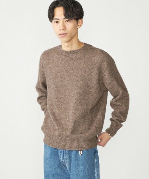 SHIPS / シップス ニット・セーター | SHIPS: ヤク ウール ブレンド 5ゲージ クルーネック ニット | 詳細10