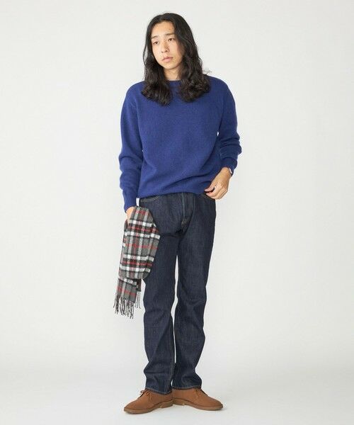 SHIPS / シップス ニット・セーター | SHIPS: ヤク ウール ブレンド 5ゲージ クルーネック ニット | 詳細13