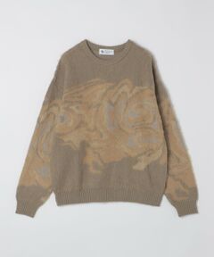 SHIPS / シップス ニット・セーター | City Ambient Products:〈手洗い可能〉シャギー マーブル クルーネック ニット