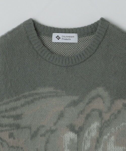 SHIPS / シップス ニット・セーター | City Ambient Products:〈手洗い可能〉シャギー マーブル クルーネック ニット | 詳細17