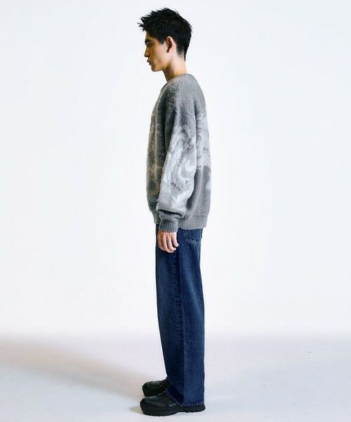 SHIPS / シップス ニット・セーター | City Ambient Products:〈手洗い可能〉シャギー マーブル クルーネック ニット | 詳細2