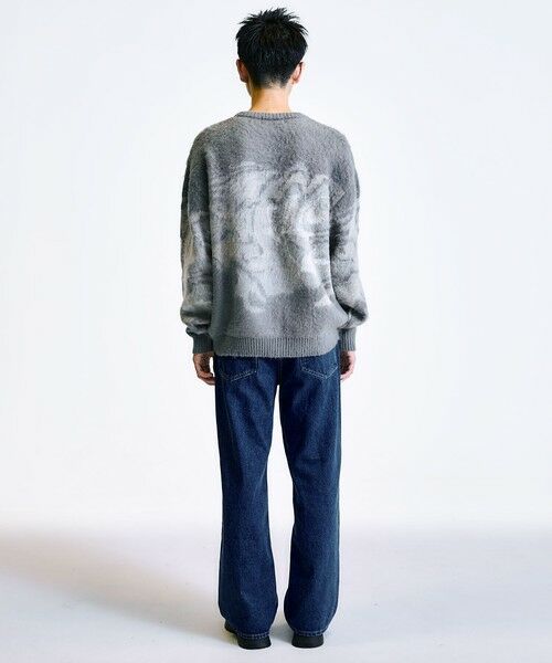 SHIPS / シップス ニット・セーター | City Ambient Products:〈手洗い可能〉シャギー マーブル クルーネック ニット | 詳細3