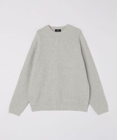 SHIPS / シップス ニット・セーター | SHIPS:〈手洗い可能〉7ゲージ ブラッシュド コットン クルーネック プルオーバー ニット