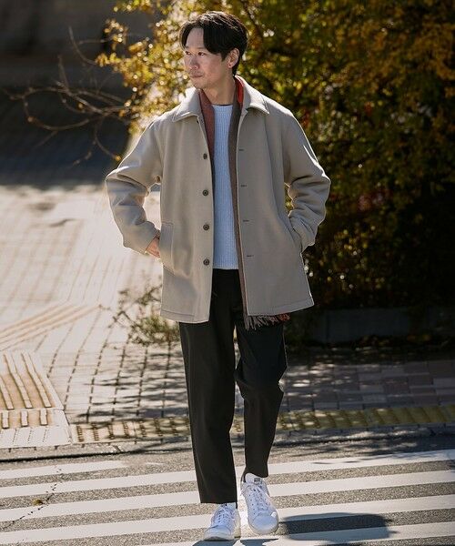 SHIPS / シップス ニット・セーター | SHIPS:〈手洗い可能〉7ゲージ ブラッシュド コットン クルーネック プルオーバー ニット | 詳細7