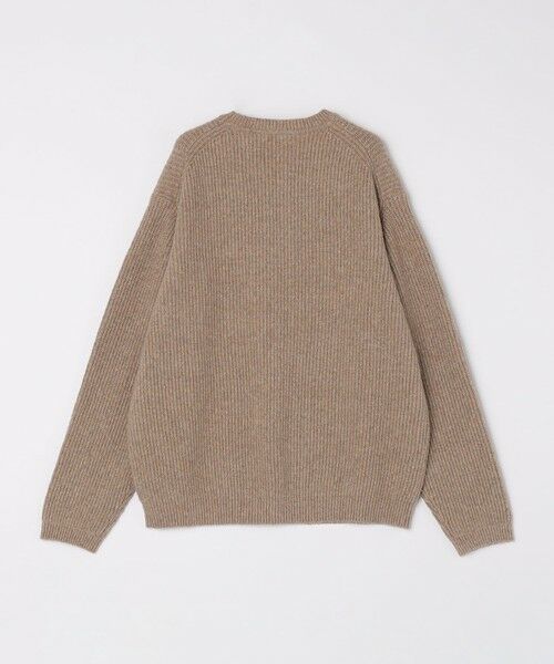 SHIPS / シップス ニット・セーター | SHIPS:〈手洗い可能〉7ゲージ ブラッシュド コットン クルーネック プルオーバー ニット | 詳細16