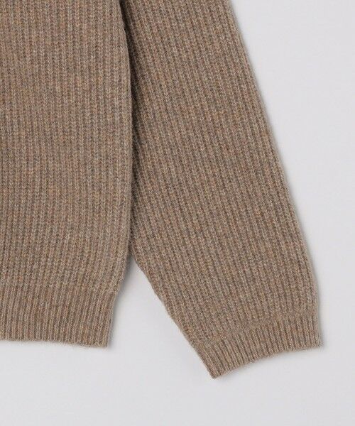 SHIPS / シップス ニット・セーター | SHIPS:〈手洗い可能〉7ゲージ ブラッシュド コットン クルーネック プルオーバー ニット | 詳細19