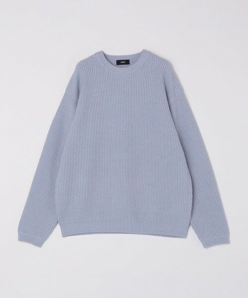 SHIPS / シップス ニット・セーター | SHIPS:〈手洗い可能〉7ゲージ ブラッシュド コットン クルーネック プルオーバー ニット | 詳細27
