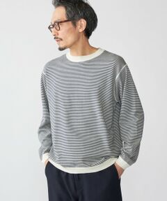 SHIPS / シップス ニット・セーター | SHIPS:〈洗濯機可能〉14ゲージ マイクロボーダー ウール スウェット ニット