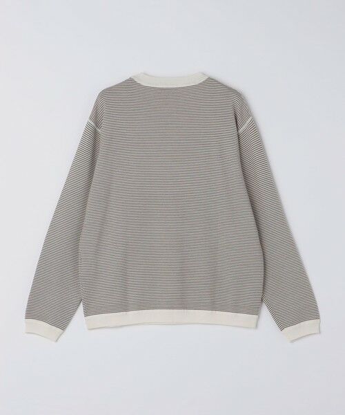 SHIPS / シップス ニット・セーター | SHIPS:〈洗濯機可能〉14ゲージ マイクロボーダー ウール スウェット ニット | 詳細10