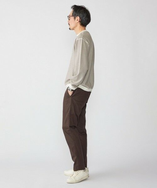 SHIPS / シップス ニット・セーター | SHIPS:〈洗濯機可能〉14ゲージ マイクロボーダー ウール スウェット ニット | 詳細2