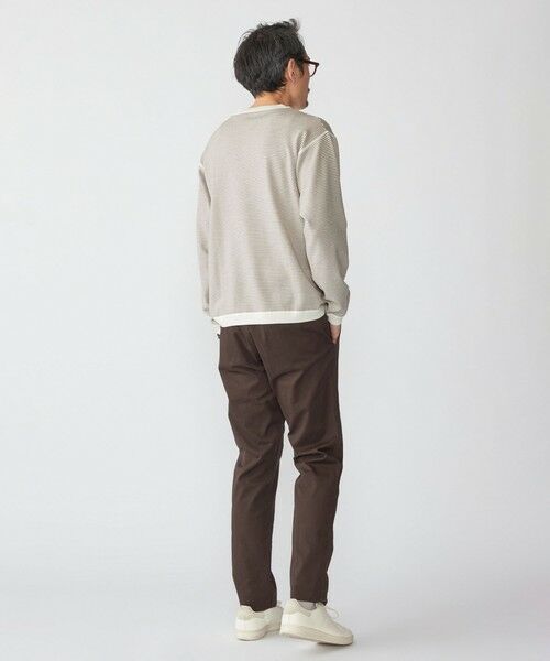 SHIPS / シップス ニット・セーター | SHIPS:〈洗濯機可能〉14ゲージ マイクロボーダー ウール スウェット ニット | 詳細3