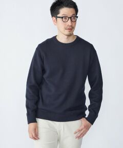 SHIPS / シップス ニット・セーター | SHIPS:〈洗濯機可能〉 コットン カシミヤ ソリッド クルーネック ニット