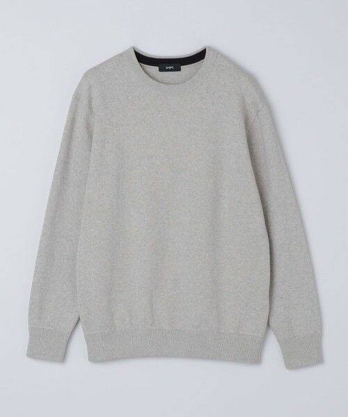 SHIPS / シップス ニット・セーター | SHIPS:〈洗濯機可能〉 コットン カシミヤ ソリッド クルーネック ニット | 詳細1