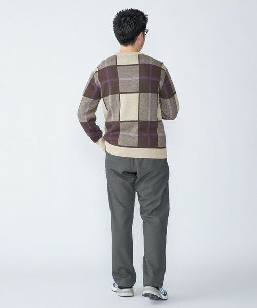 SHIPS / シップス ニット・セーター | SHIPS:〈洗濯機可能〉 コットン カシミヤ チェック クルーネック ニット | 詳細7