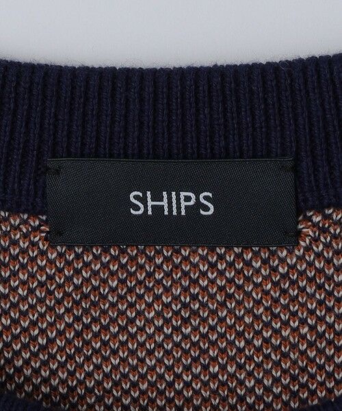 SHIPS / シップス ニット・セーター | SHIPS:〈洗濯機可能〉 コットン カシミヤ チェック クルーネック ニット | 詳細20