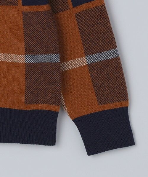 SHIPS / シップス ニット・セーター | SHIPS:〈洗濯機可能〉 コットン カシミヤ チェック クルーネック ニット | 詳細21