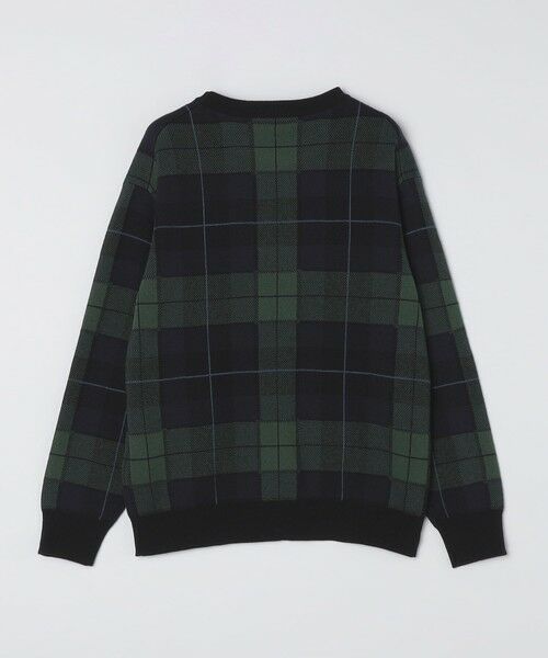 SHIPS / シップス ニット・セーター | SHIPS: 50th ANNIV コットン カシミヤ クルーネック SHIPSタータン ニット | 詳細11