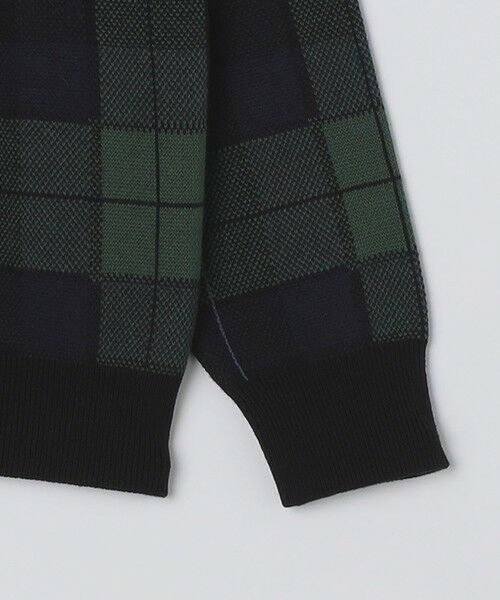 SHIPS / シップス ニット・セーター | SHIPS: 50th ANNIV コットン カシミヤ クルーネック SHIPSタータン ニット | 詳細14