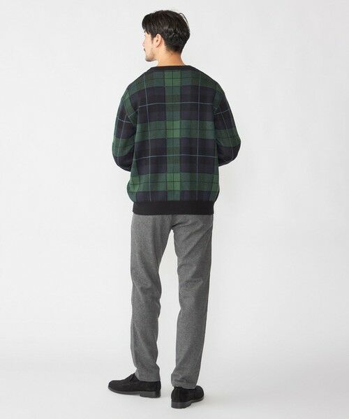 SHIPS / シップス ニット・セーター | SHIPS: 50th ANNIV コットン カシミヤ クルーネック SHIPSタータン ニット | 詳細4