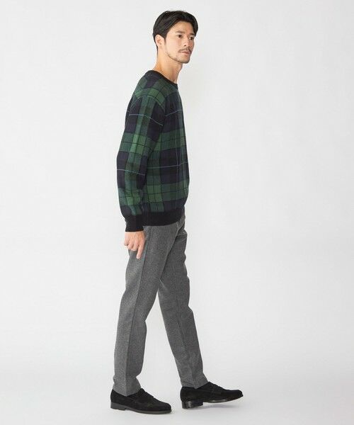 SHIPS / シップス ニット・セーター | SHIPS: 50th ANNIV コットン カシミヤ クルーネック SHIPSタータン ニット | 詳細5