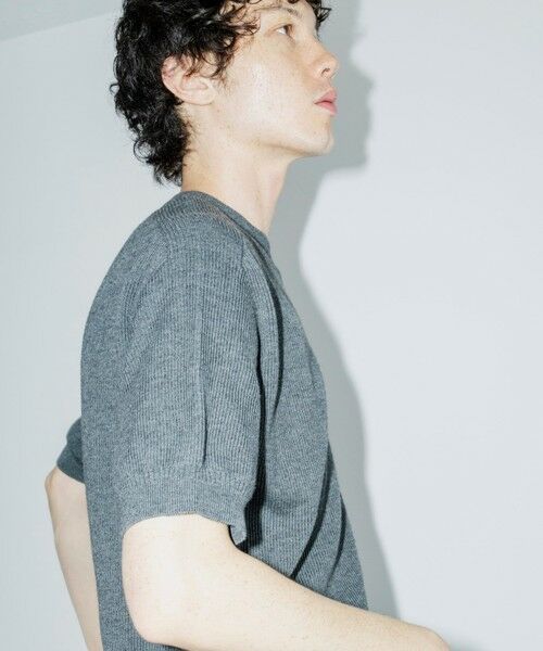 SHIPS / シップス ニット・セーター | SHIPS: 奥山メリヤス ニット Tシャツ | 詳細1