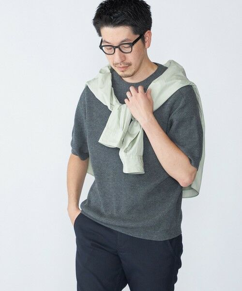 SHIPS / シップス ニット・セーター | SHIPS: 奥山メリヤス ニット Tシャツ | 詳細4