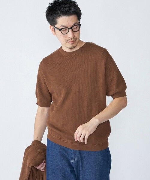 SHIPS / シップス ニット・セーター | SHIPS: 奥山メリヤス ニット Tシャツ | 詳細12