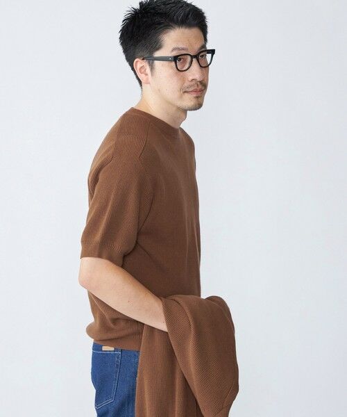 SHIPS / シップス ニット・セーター | SHIPS: 奥山メリヤス ニット Tシャツ | 詳細15