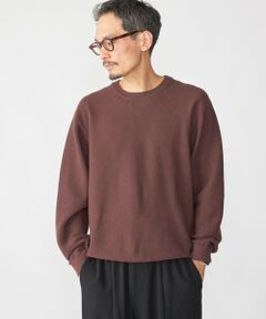 SHIPS / シップス ニット・セーター | SHIPS:〈手洗い可能〉TEXBRID(R) コットン ウール ピケ クルーネック ニット