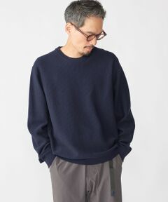 SHIPS / シップス ニット・セーター | SHIPS:〈手洗い可能〉TEXBRID(R) コットン ウール ピケ クルーネック ニット