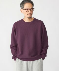 SHIPS / シップス ニット・セーター | SHIPS:〈手洗い可能〉TEXBRID(R) コットン ウール ピケ クルーネック ニット