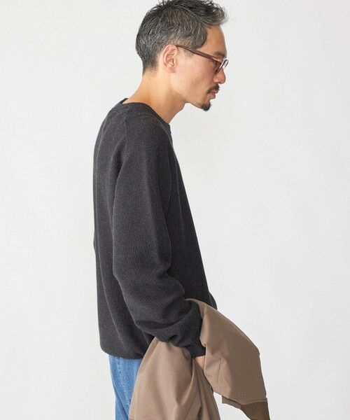 SHIPS / シップス ニット・セーター | SHIPS:〈手洗い可能〉TEXBRID(R) コットン ウール ピケ クルーネック ニット | 詳細12